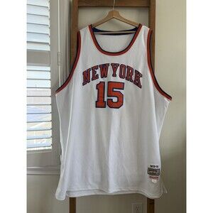 Vintage New York Knicks Earl Monroe #15 Basketball NBA Mitchell & Ness Jersey 60